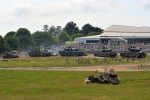Moderní tanky na Tankfestu v Bovingtonu