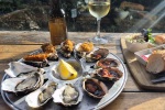 Čerstvé ústřice v Get Shucked Oysters na Bruny islandu