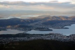 Pohled na Hobart z Mount Wellington