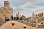 Terasa a komíny v Casa Milá