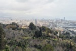 Pohled na Barcelonu z kopce Montjuïc