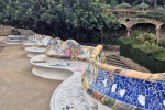 Lavičky v parku Güell