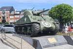M4 Sherman na náměstí v Bastogne