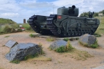 Churchill AVRE One Charlie u pláže Juno