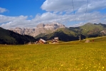 Ciampac - pohled na Gruppo di Sella