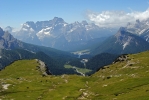 Tre Cime - pohled na Lago di Misurina