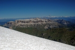 Marmolada - pohled na Gruppo di Sella