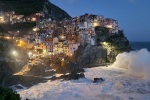 Večer v obci Manarola