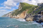 Pobřeží a Castello Doria v Portovenere