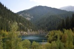 Jezero Kaindy v NP Kolsajská jezera