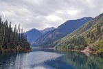 Jezero Kolsaj I v NP Kolsajská jezera