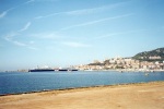 Pohled přes záliv na Ajaccio