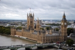 House of Parliament z London Eye