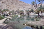 Wadi Bani Khalid - spodní jezírko