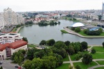 Minsk - řeka Svislač a její okolí