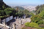 Výhled z Bom Jesus do Monte na Bragu