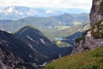 Mangart - Pohled do Itálie na Laghi di Fusine