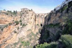 Ronda - Puente Nuevo a řeka Guadalevín
