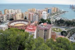 Málaga - Býčí aréna z vyhlídky Gibralfaro