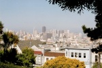 San Francisco - Pohled na centrum z  Buena Vista Parku