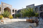 V medrese Šér Dór v Samarkandu