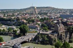 Tbilisi - Pohled na město z pevnosti Nariqala